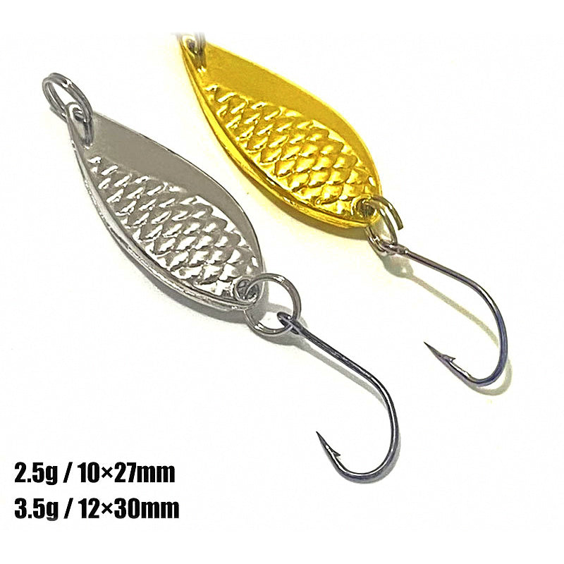 Zinc Alloy Casting Spoon Lures, 1–7 g (0.04–0.25 oz)