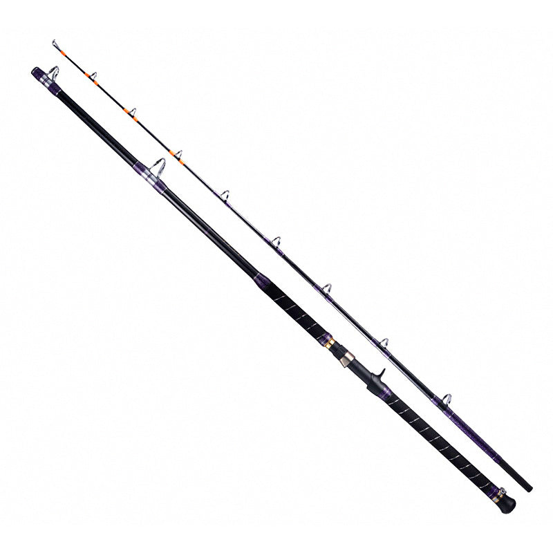 Solid Fiberglass Boat Rod, 2-Piece, 2.4–2.7 m (7.9–8.9 ft)