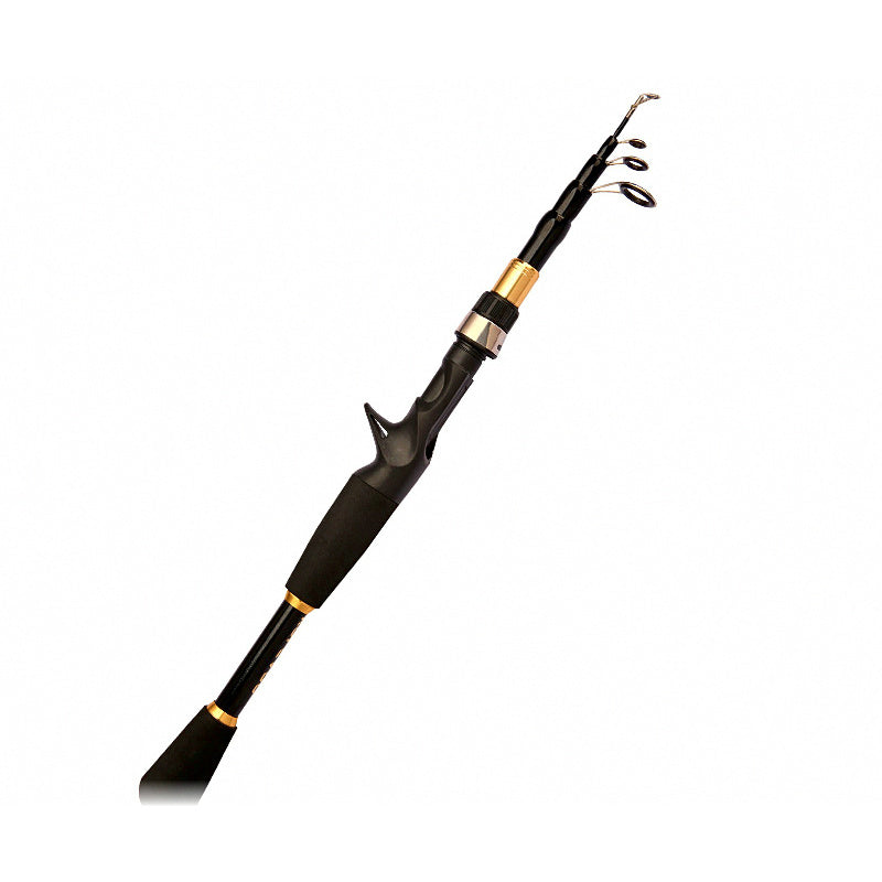 Telescopic Fiberglass Boat Rod, Medium, 1.6–2.7 m (5.2–8.9 ft)