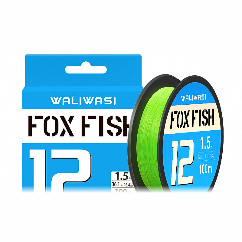 12-Strand Braided PE Line, 100 m & 150 m (109 & 164 yd)