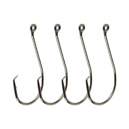 Barbed Offset Circle Hooks, Sizes 4 to 10/0