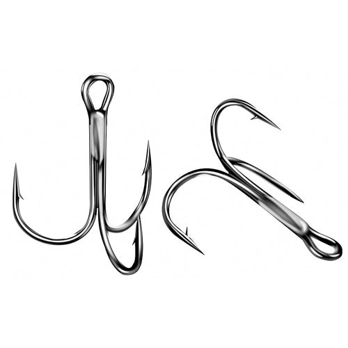 Treble Hooks, 20-Pack, Sizes #10 to 4/0