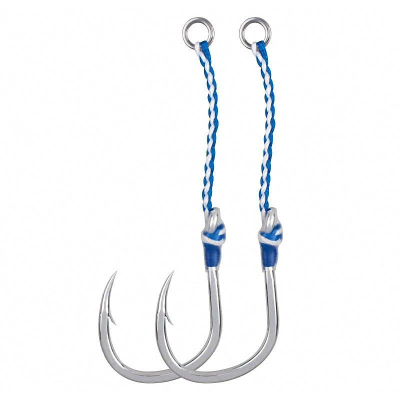 Slow Jigging Single Hook, High Carbon Steel, 2 Pack