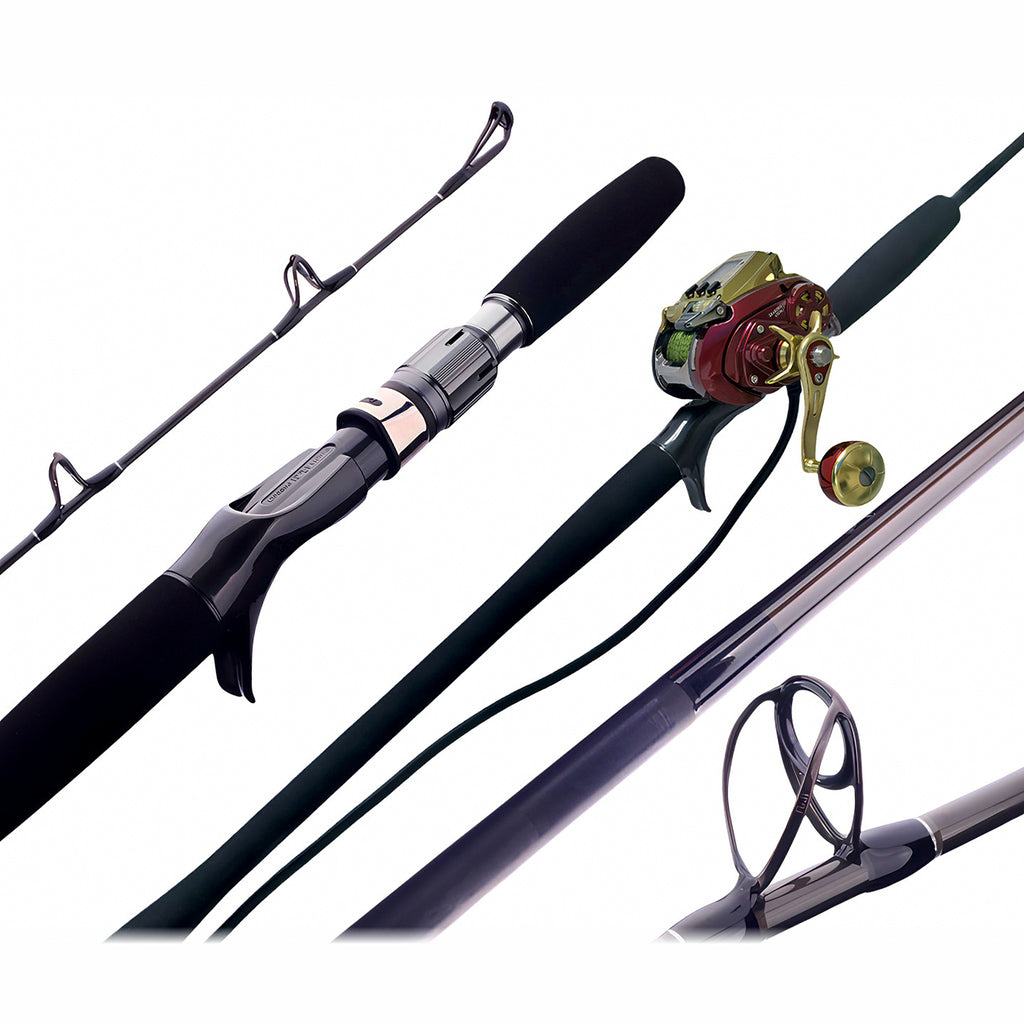 Electric Reel Jigging Rod, 1.9 m (6 ft 3 in), Solid Carbon