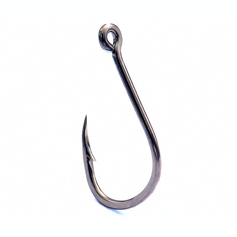 Iseama Style Eyed Barbed Single Hooks, Bulk Pack, Sizes 1–22