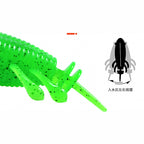 Floating Soft Frog Lure Set with Worms, 10–14.8 g (0.35–0.52 oz)