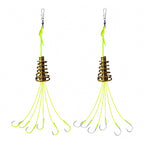 Anti-Snag Explosion Hook Rigs, Iseni Style, Black or Glow