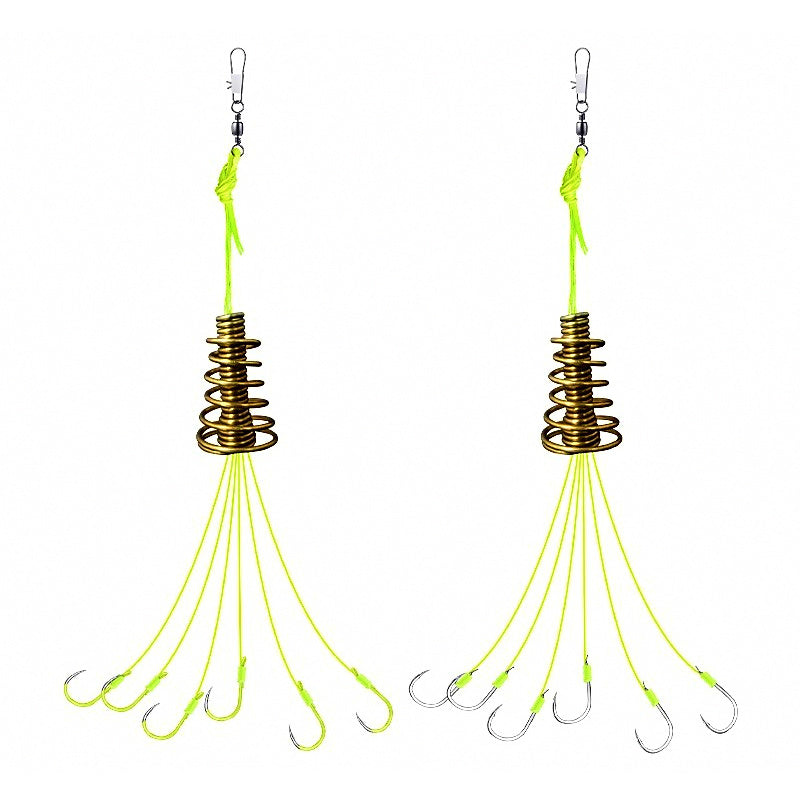 Anti-Snag Explosion Hook Rigs, Iseni Style, Black or Glow