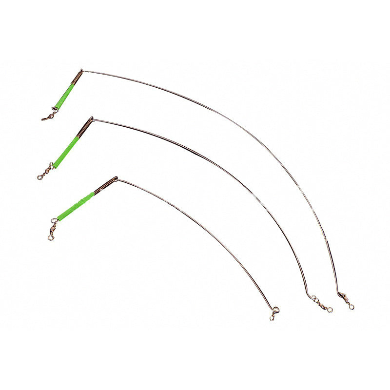 Single Arm Wire Boom Rig for Boat Fishing, 5-Pack
