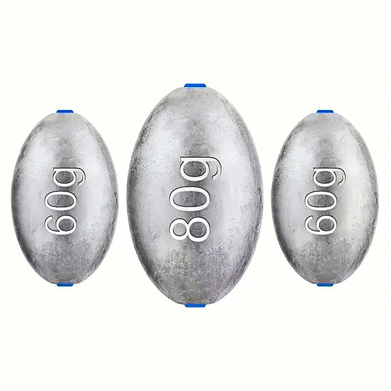Plastic Core Olive Sinker, 0.18–1.76 oz (5–50 g)