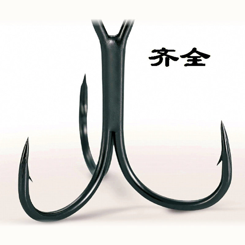 High Carbon Barbed Treble Hooks, Bulk Pack, Size 12 to 12/0