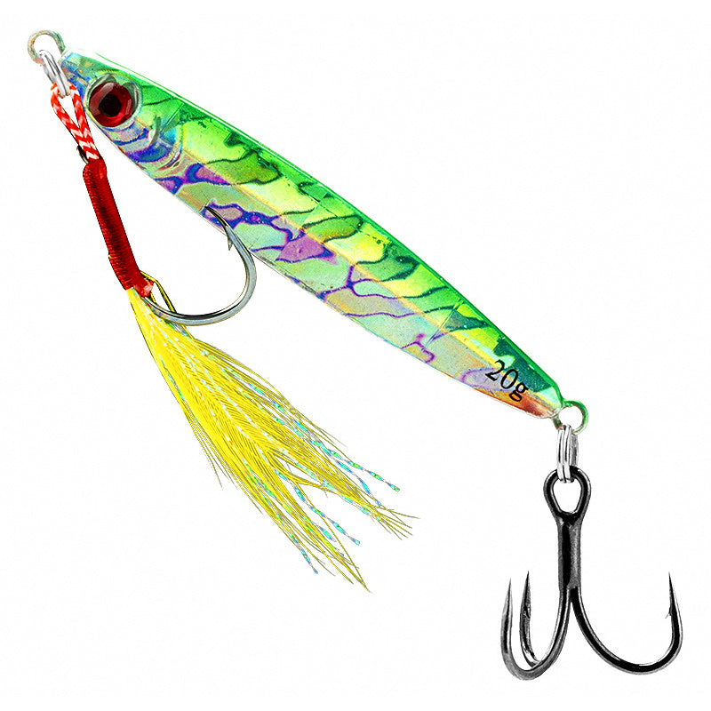 Casting Metal Jig, 10–25 g (0.35–0.88 oz), Hooked or Bare