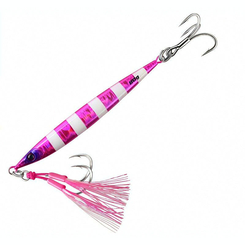 Slim Fast-Sinking Glow Metal Jig, 60–150 g (2.1–5.3 oz)