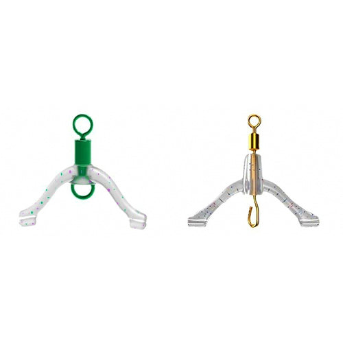 Anti-Tangle Silicone Dropper Rig Clips & Branch Line Holders