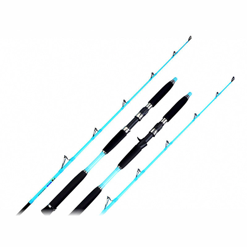 Boat Jigging Rod, 2-Piece Carbon, Medium Action, 1.6–1.9 m