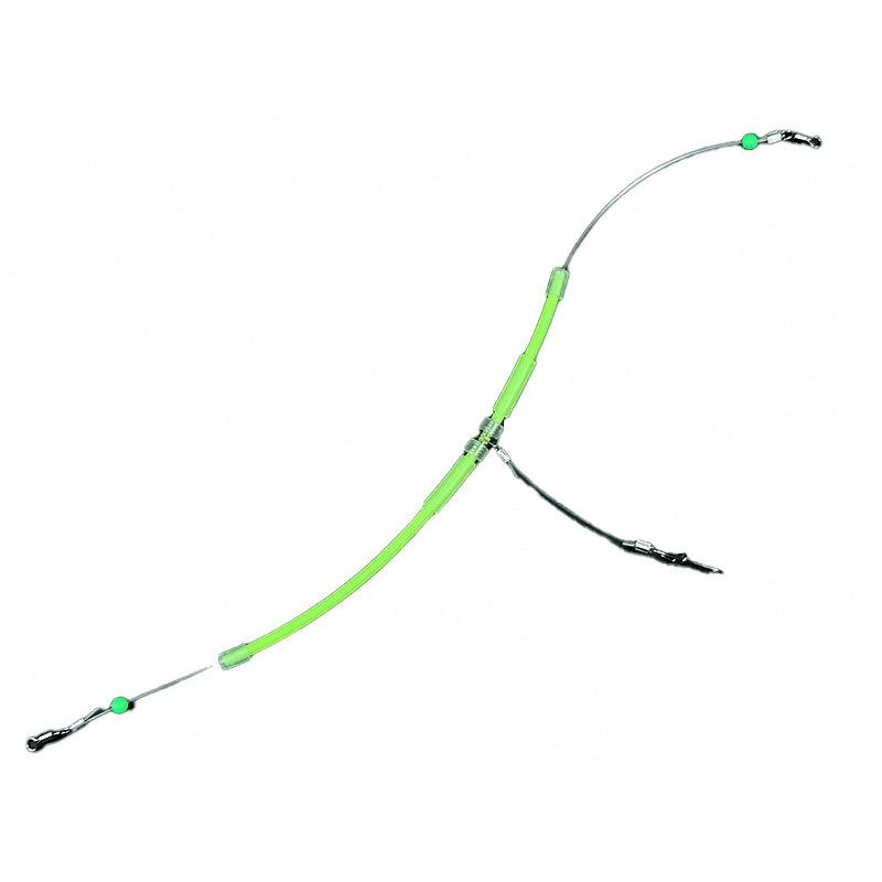Glow Plastic Anti-Tangle Rig Boom Arms, 5 or 10 Pack