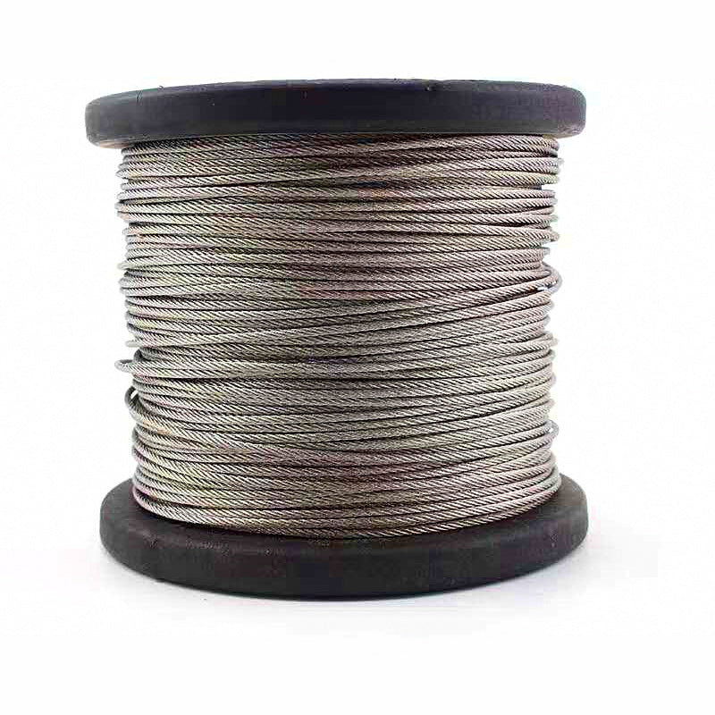 304 Stainless Steel Wire Leader Rope, 0.15–6 mm