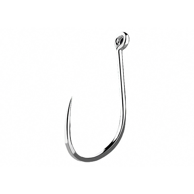 Iseni Hooks, Barbed, Eyed, Tubed, Black, 50-Pack