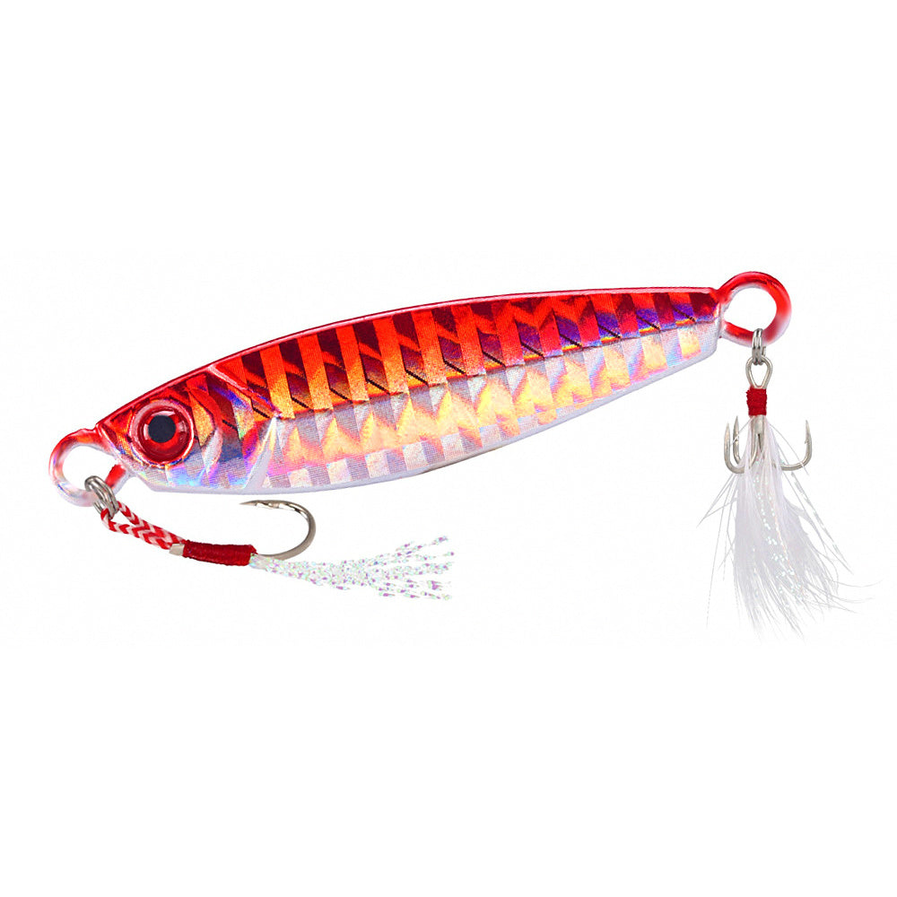 Metal Casting Jig with Feather Hook, 7–30 g (0.25–1.06 oz)
