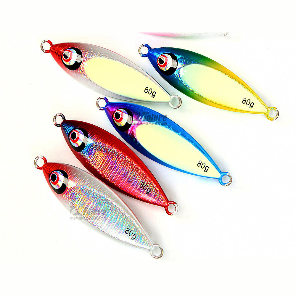 UV Glow Slow Pitch Jig, 80 g (2.8 oz) & 100 g (3.5 oz)