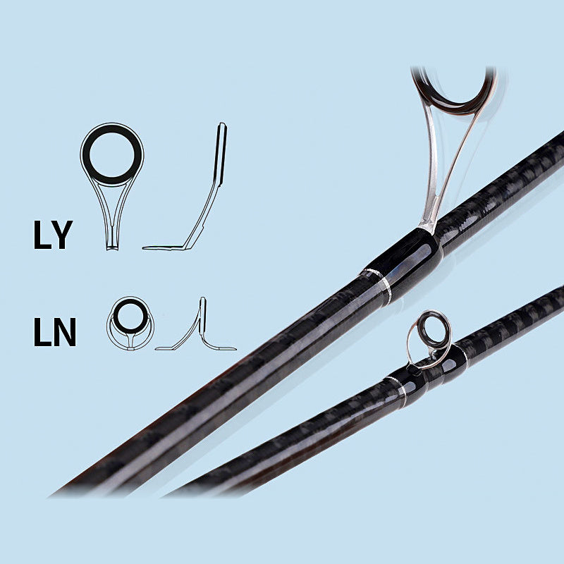 2-Piece Carbon Lure Rod, 1.98–2.28 m (6.5–7.5 ft), Fast Action