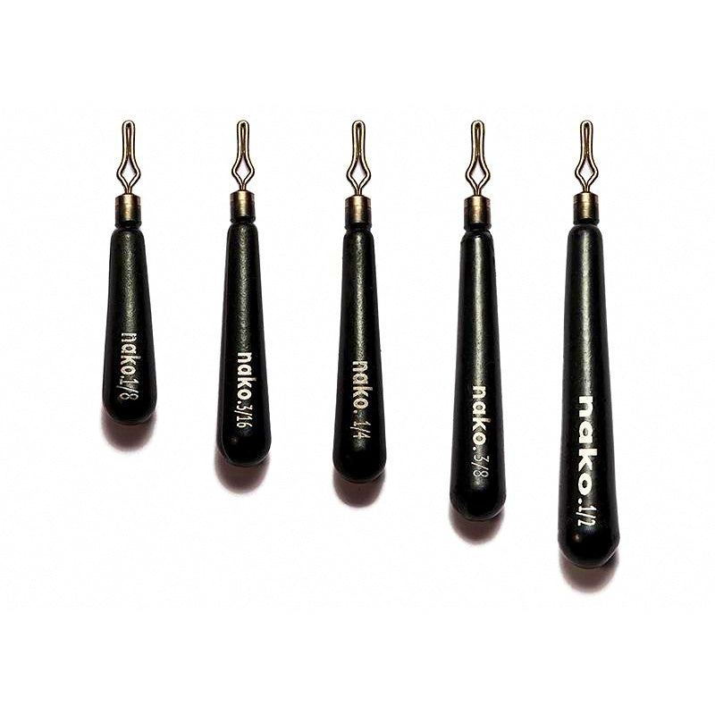 Tungsten Baseball Sinkers, 1/8–3/8 oz (3.5–10.5 g), 5-Pack
