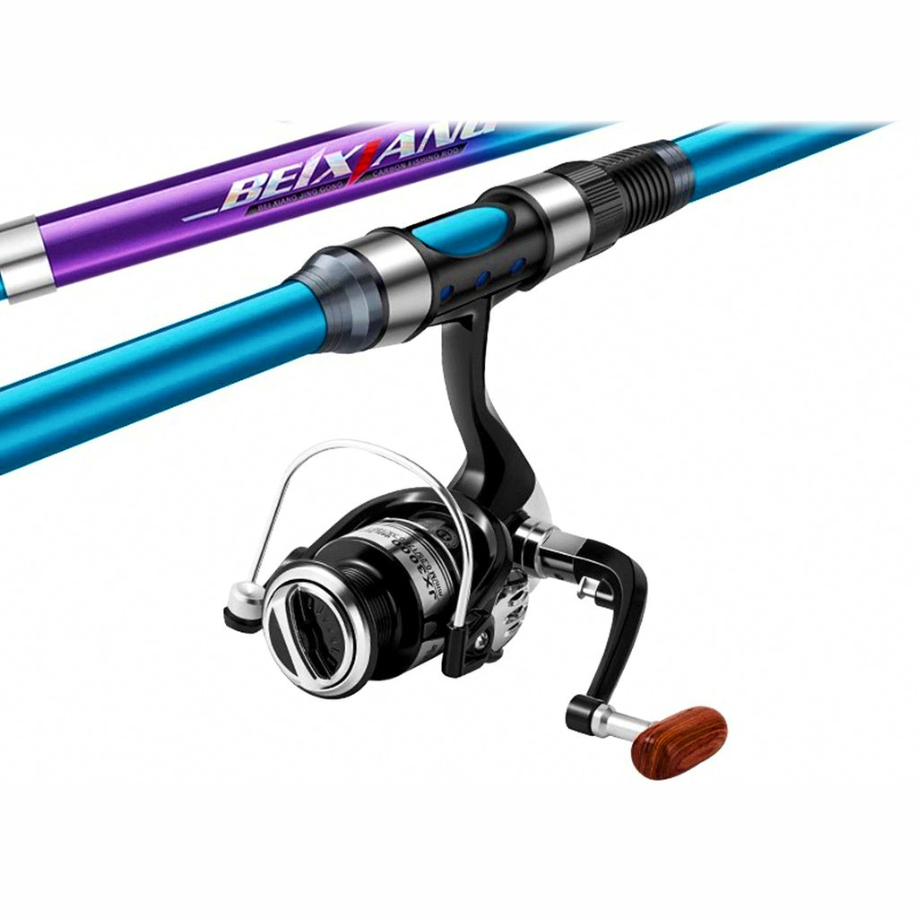 Telescopic Casting Rod, 2.1–4.2 m (6.9–13.8 ft), Hard Action