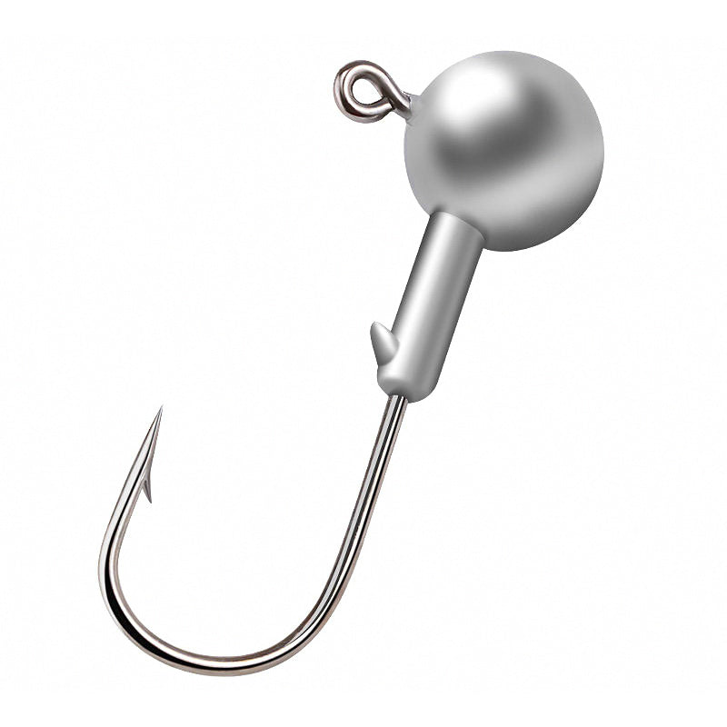 Lead Jig Heads & T-Tail Soft Baits Set, 3.5–14 g (0.12–0.49 oz)