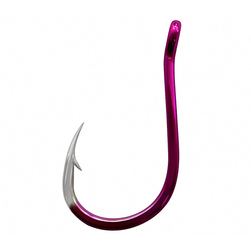 Barbed Eyed Saltwater Fishing Hooks, 10-Pack, Sizes 0.8–15
