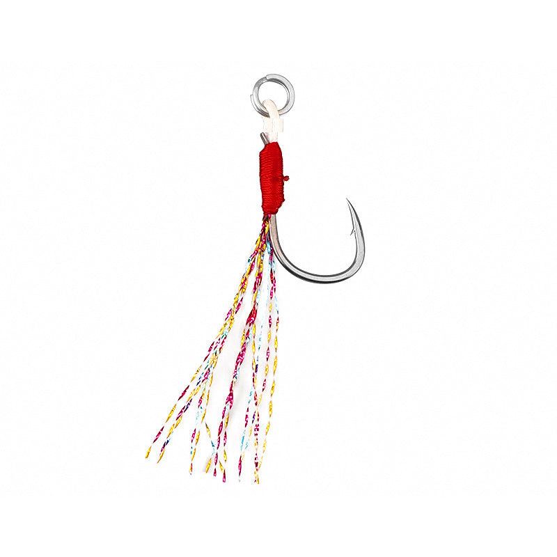 Hand-Tied Barbed Flasher Hooks, Size 10/12/14, Single or 20-Pack