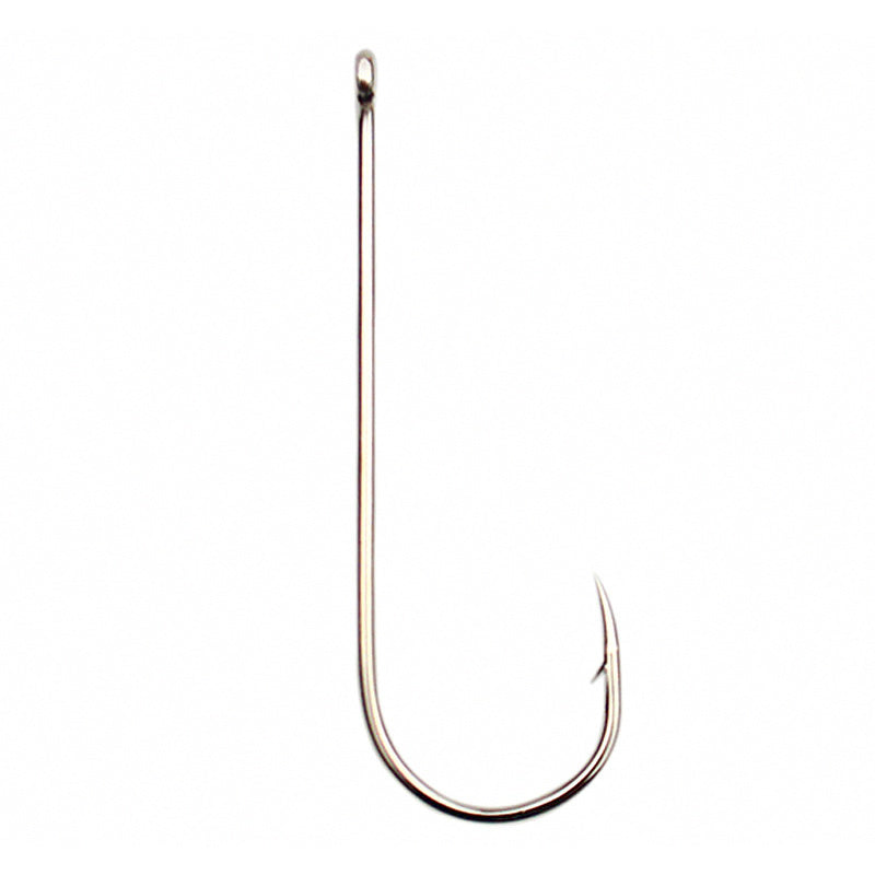 Long Shank Baitholder Hooks, Carbon Steel, Barbed, Bulk Pack