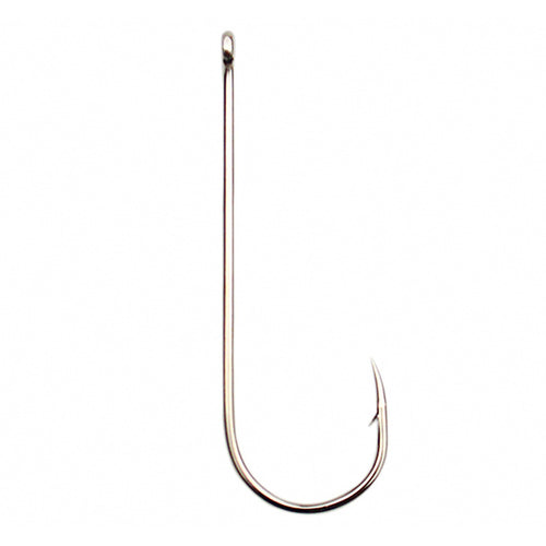 Long Shank Baitholder Hooks, Carbon Steel, Barbed, Bulk Pack