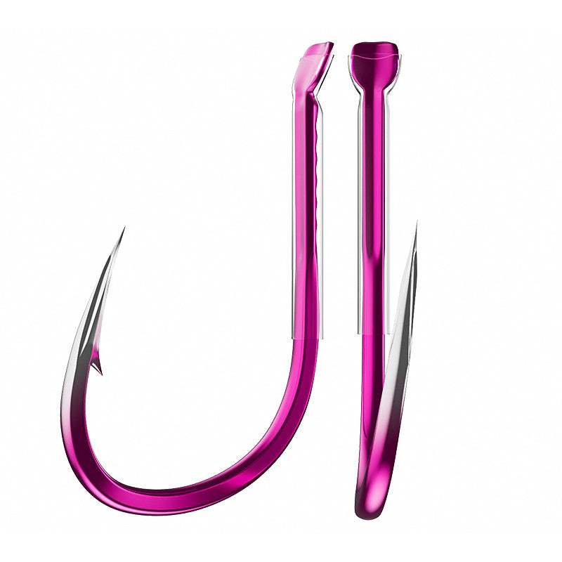 Iseni Barbed Hooks, Bloodgroove Style, Sizes 10–17, 12-Pack