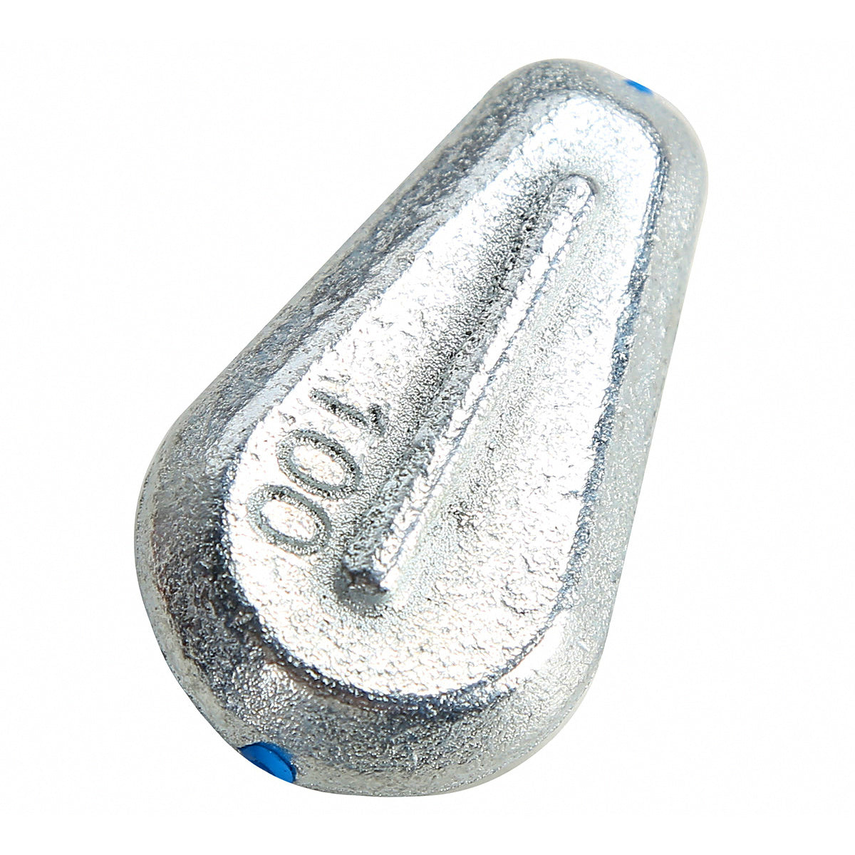 Heart-Shaped Galvanized Iron Sinker, 0.7–3.5 oz (20–100 g)