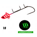 Glow Cutlassfish Jig with Hooks, 40–80 g (1.4–2.8 oz)