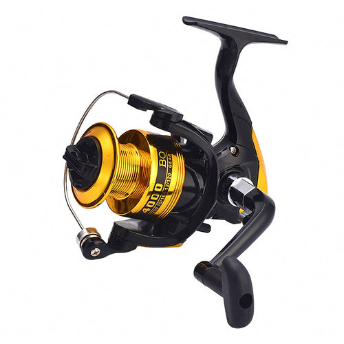 CX Series Spinning Reel, Black/Gold, Sizes 2000–7000