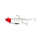 Jig Head with T-Tail Soft Bait Combo, 15–47 g (0.5–1.7 oz)