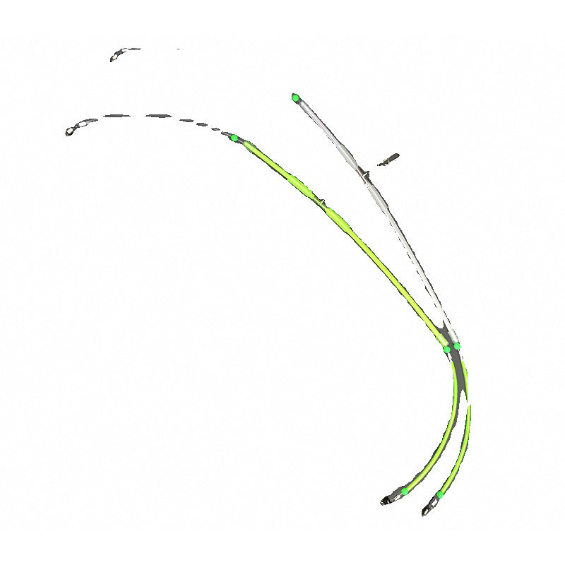 Pre-Tied Paternoster Boat Rig, Plastic Boom, Nylon Line