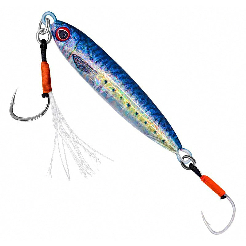 Metal Jig with Single Assist Hook, 15–30 g (0.5–1.1 oz)
