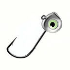 Snag-Resistant Jig Head Hook, Glow Eye, 2.5–5 g (0.09–0.18 oz)
