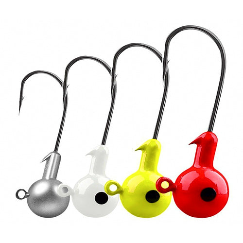 Barbed Jig Head Hooks for Soft Plastics, 1.75–21 g (0.06–0.74 oz)