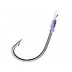 Pre-Tied Snelled Crooked Hooks, Sizes 8–26, Nylon Snell