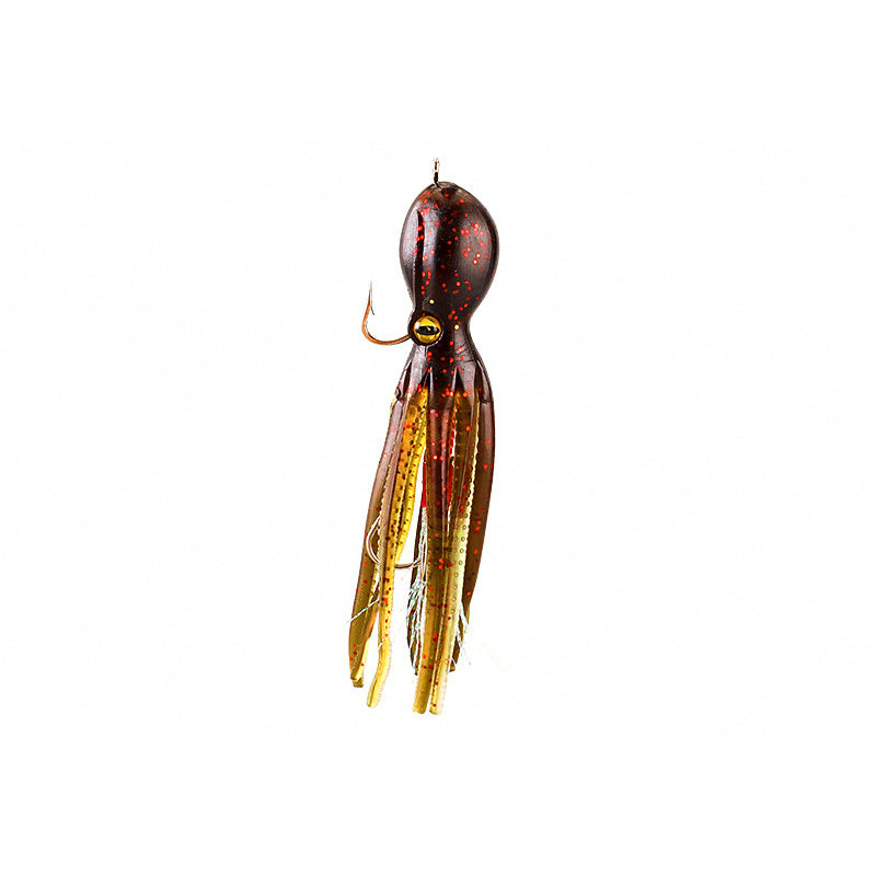 Octopus Squid Jig Soft Bait with Double Hook, 11 cm 19 g