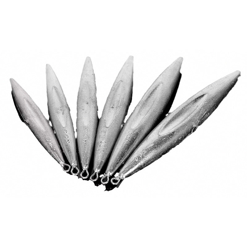 Lead Torpedo Sinker with Eye, 4 oz (113 g) Deep Sea Weight