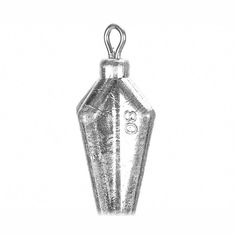 Four-Sided Star Fruit Lead Sinker, 1–7 oz (30–200 g)