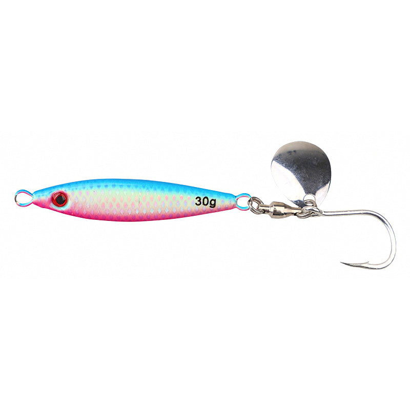 Glow Casting Metal Jig with Spinner Blade, 20–60 g (0.7–2.1 oz)
