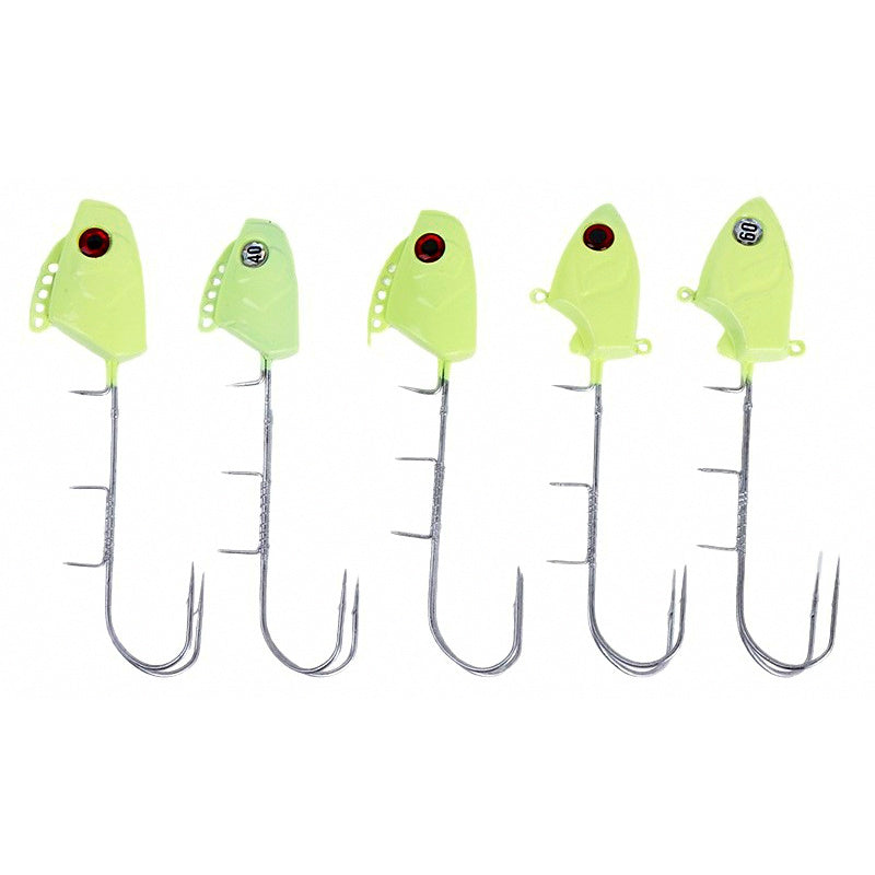 Glow Hairtail Jig with Hooks, 150-225 g (5.3-7.9 oz)