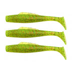 Floating T-Tail Soft Swimbait, 10 cm / 12 cm, 3-Pack