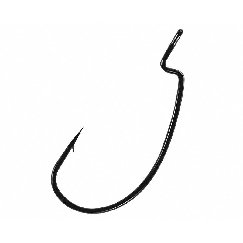 Wide Gap Offset Worm Hooks, 10-Pack, Sizes #10–4/0