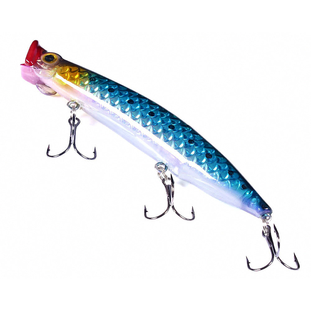 Topwater Popper Lure, 11 cm (4.3 in), 13 g (0.46 oz)